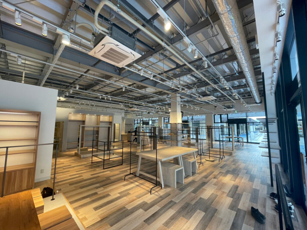 アパレル　什器レイアウトデザイン